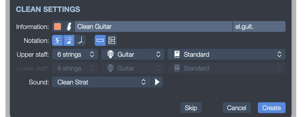 Options adding Instrument