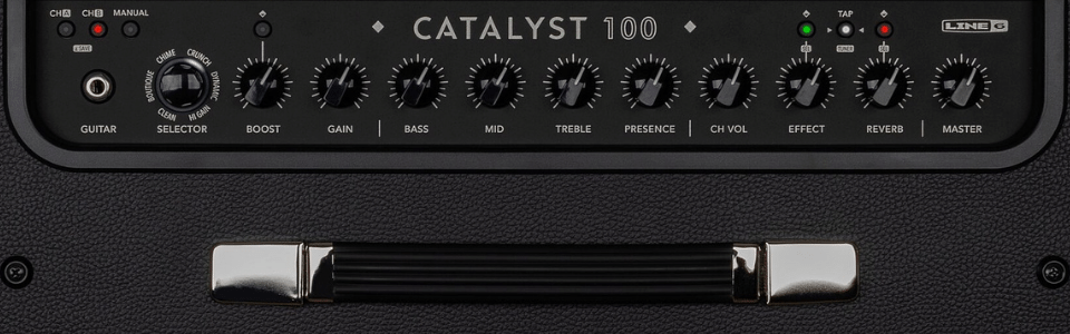 catalyst 100 front panel knobs